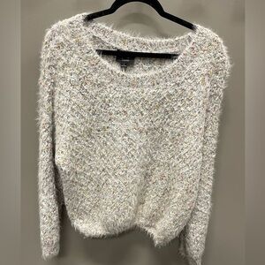 Lumiere Textured Cream Sweater